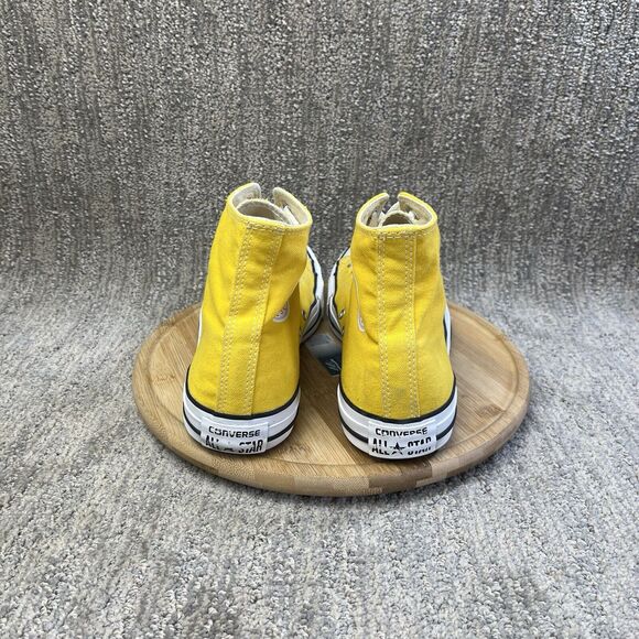 Converse Unisex Chuck Taylor All Star 130125F Yellow Casual Shoes Sneaker M8 W10 - Picture 4 of 8